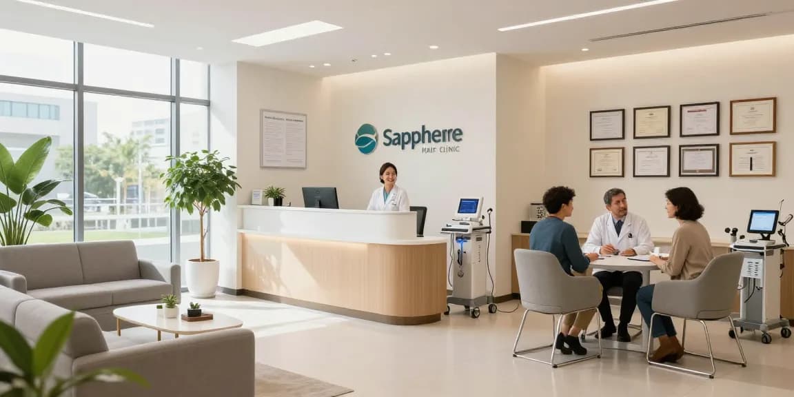 Best hair transplant Turkey at Sapphire Hair Clinic, a trusted medical center offering personalized patient care and advanced hair restoration services.