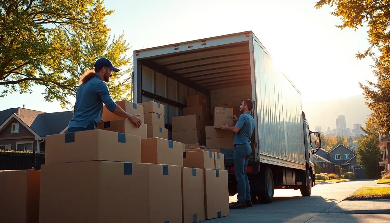 Movers expertly packing for customers, showcasing the best movers in Vancouver for a smooth relocation.