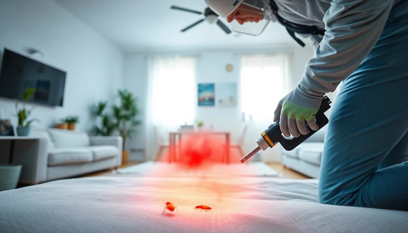bedbugs exterminator near me providing professional pest control services for a clean home
