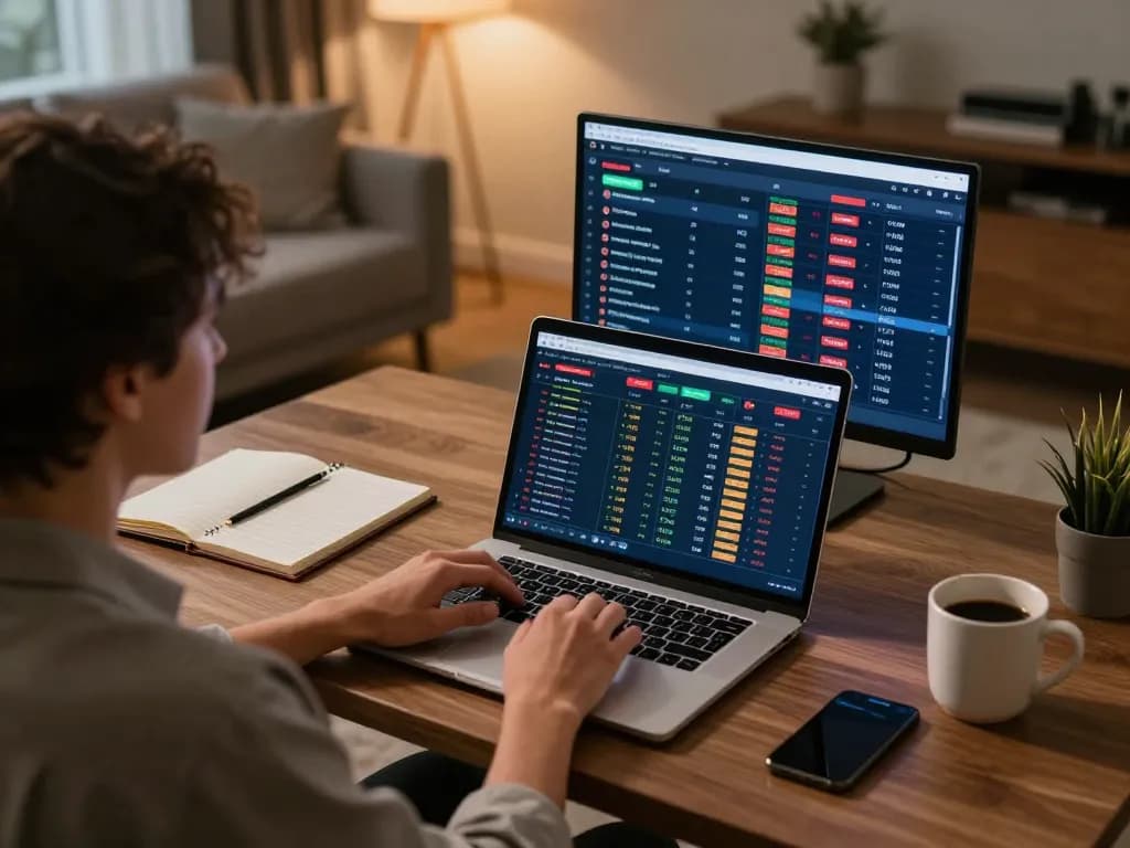 Experience the лучших сайтов для ставок на спорт while actively betting on sports through a stylish home setup.