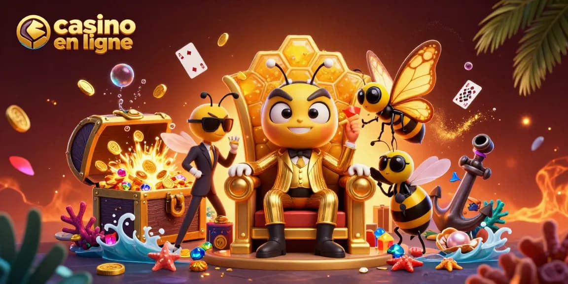 Découvrez le monde animé des machines à sous en ligne avec des personnages captivants dans un décor ludique stylé casino en ligne.