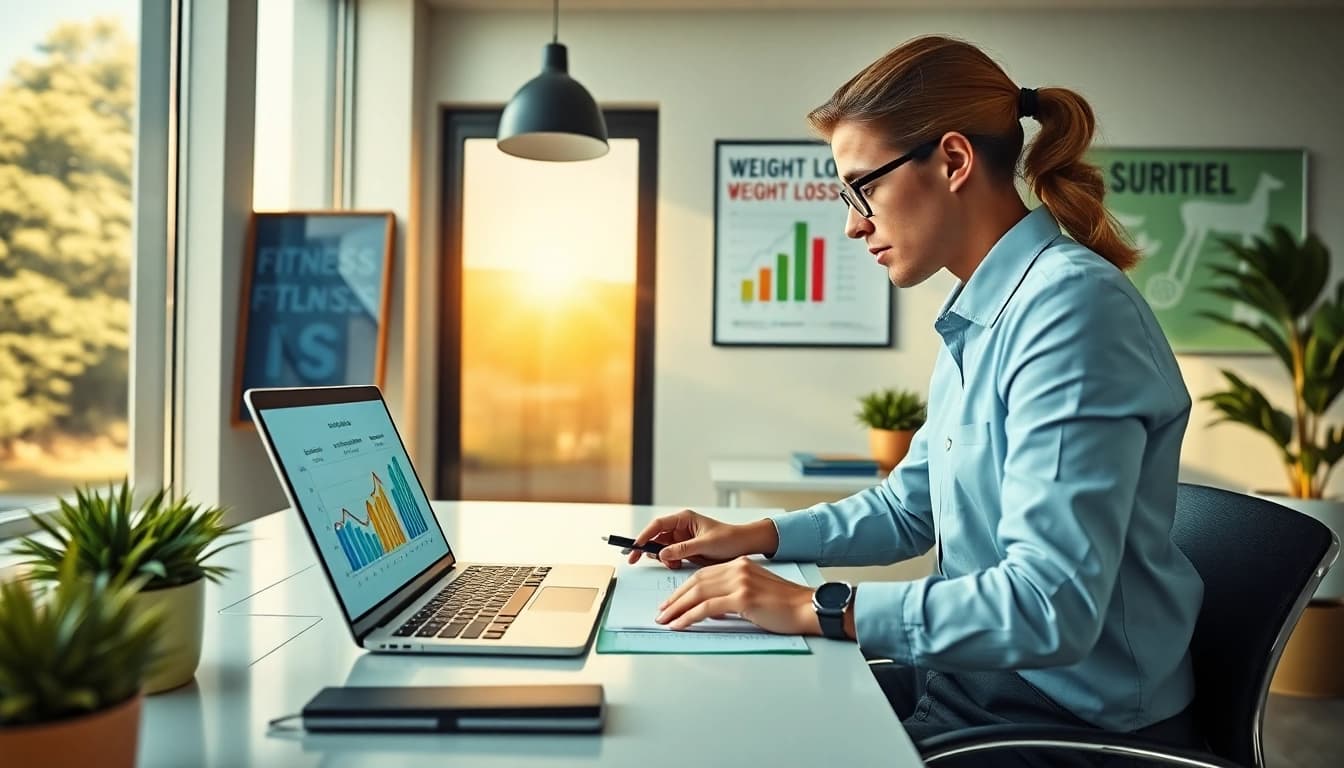 Analyze strategies to overcome weight loss plateau with a nutritionist and data insights.