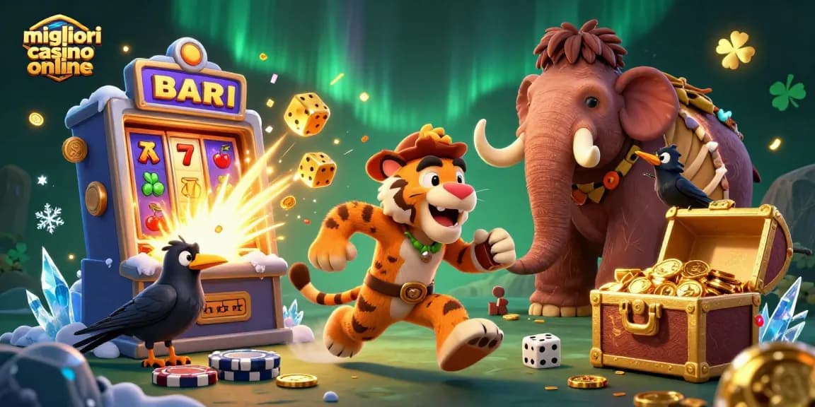 I migliori casino online offrono emozioni nel gioco: cartoni animati 3D con avventura casinò preistorico.