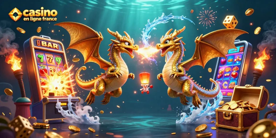 Jouez dans un casino en ligne France dynamique avec des dragons et des jackpots éclatants.