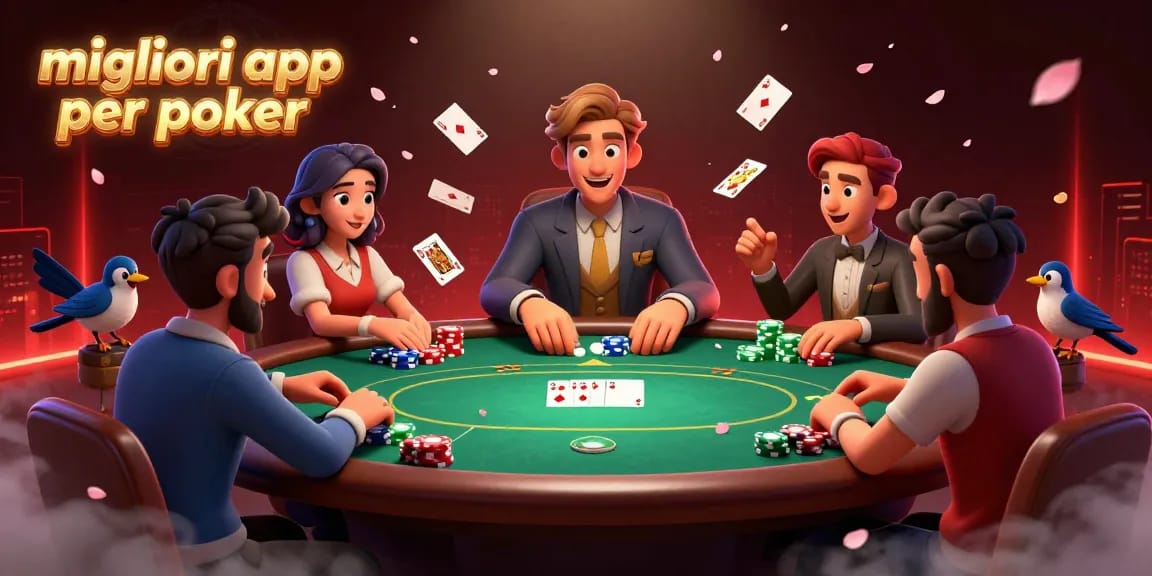 Gioca con le migliori app per poker e ottieni vincite emozionanti ai tavoli virtuali.