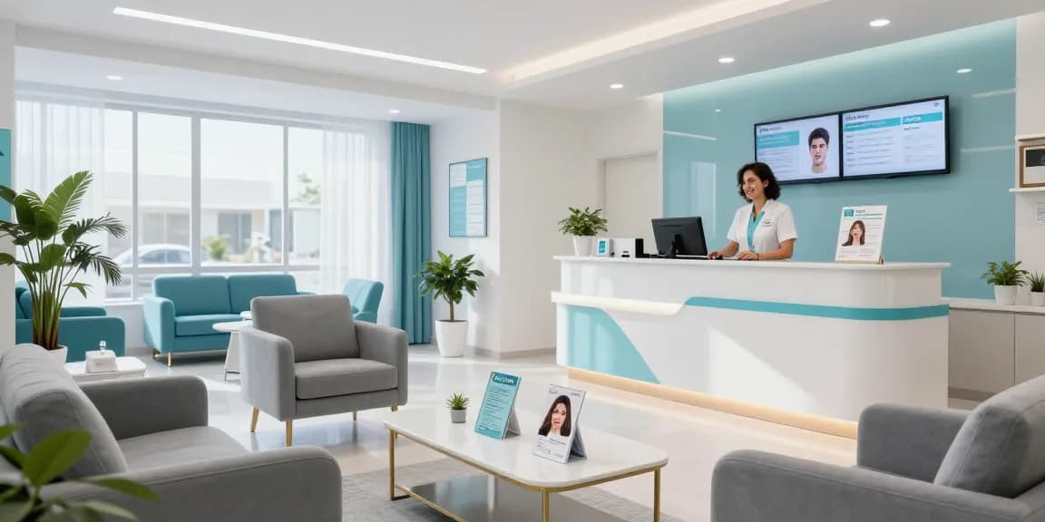 Hair transplant turkey price at a modern health clinic during patient consultation.