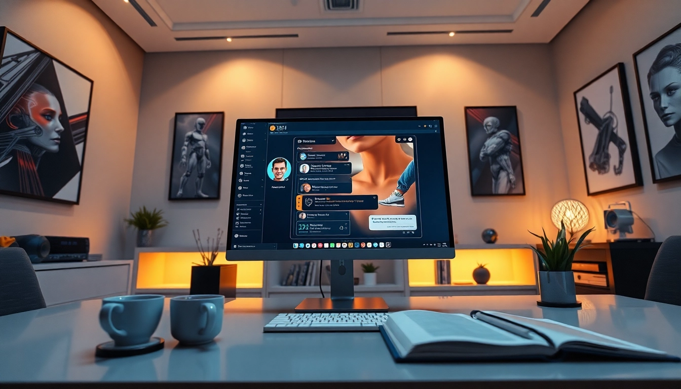 NSFW AI interactive digital workspace with engaging chat interface