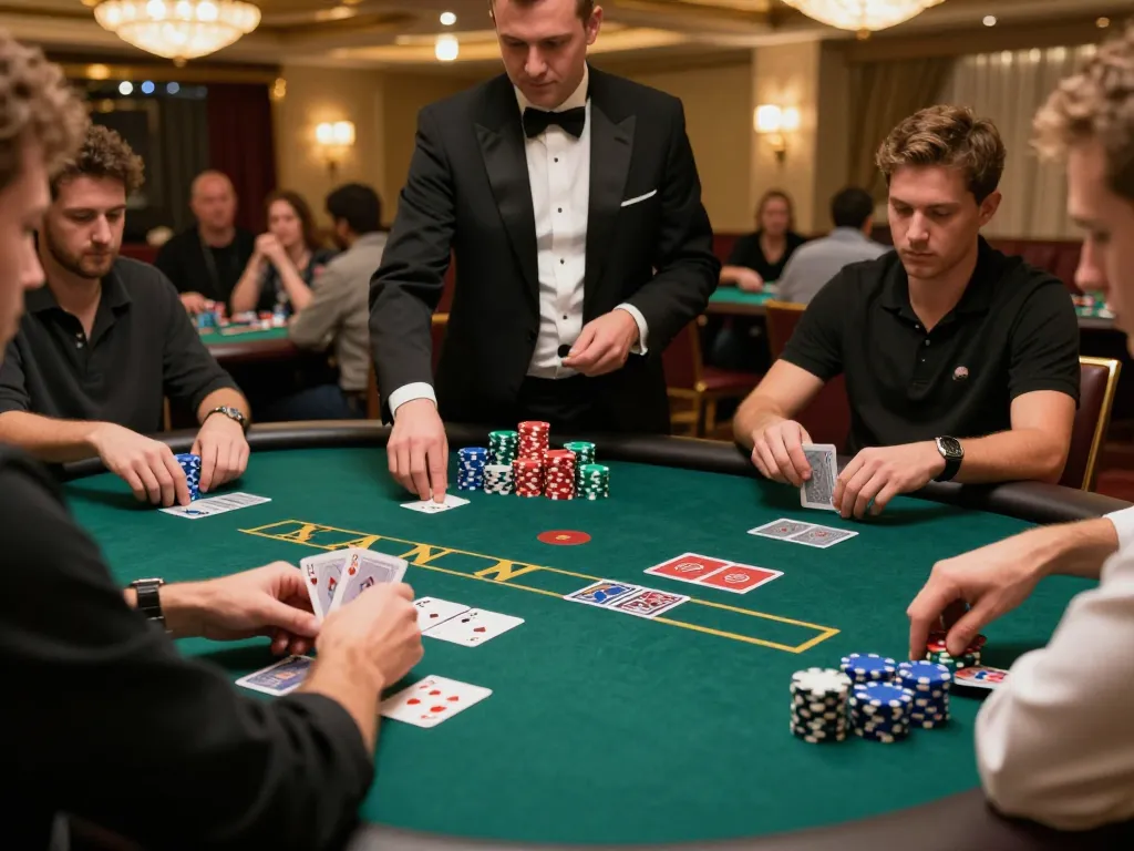 Tangan menang di meja poker Paris888 menampilkan strategi dan kegembiraan