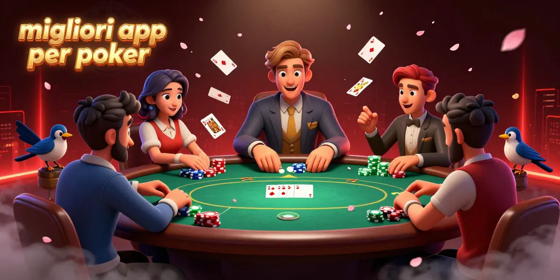 Gioca con le migliori app per poker e ottieni vincite emozionanti ai tavoli virtuali.