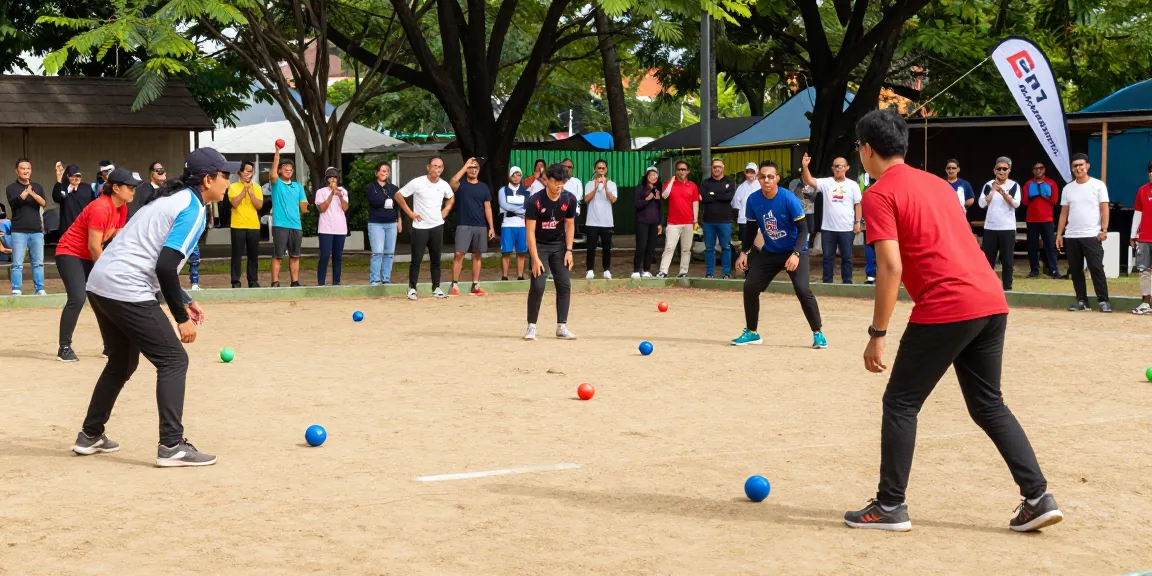 FOPI Kota Makassar menyelenggarakan turnamen petanque yang meriah memberikan pengalaman olahraga yang menyenangkan.