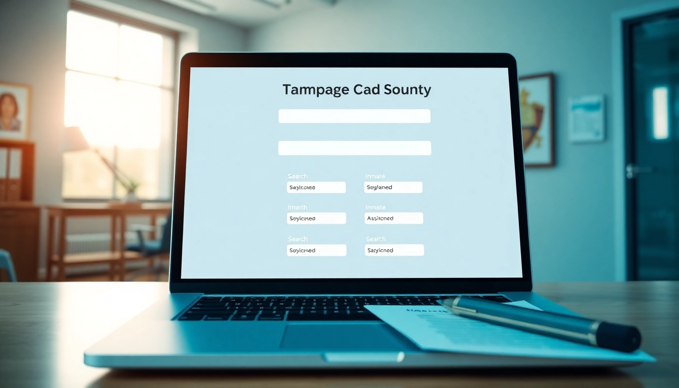 Engage in an Orange County Inmate search with an intuitive online interface showcasing an organized layout.