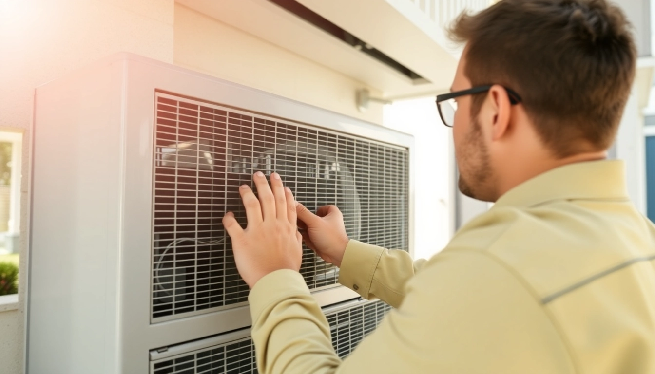 Enhance home comfort with professional heating and cooling services from a skilled technician.