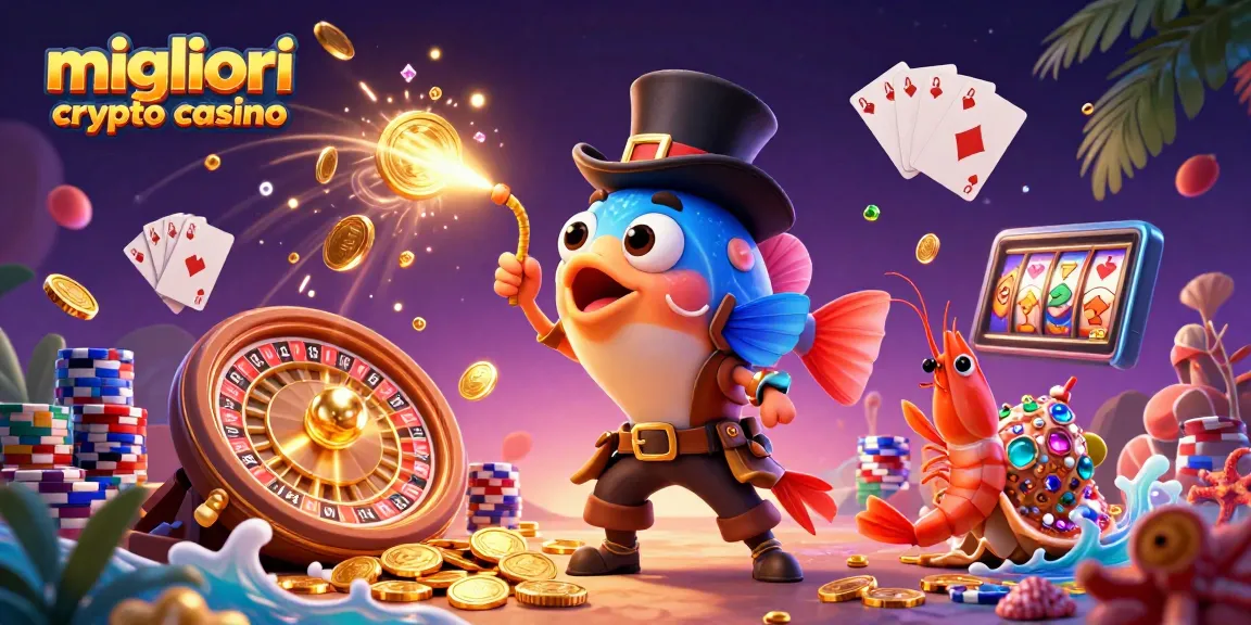 Attira oro e gemme nei migliori crypto casino con un pesce abissale in alta definizione.