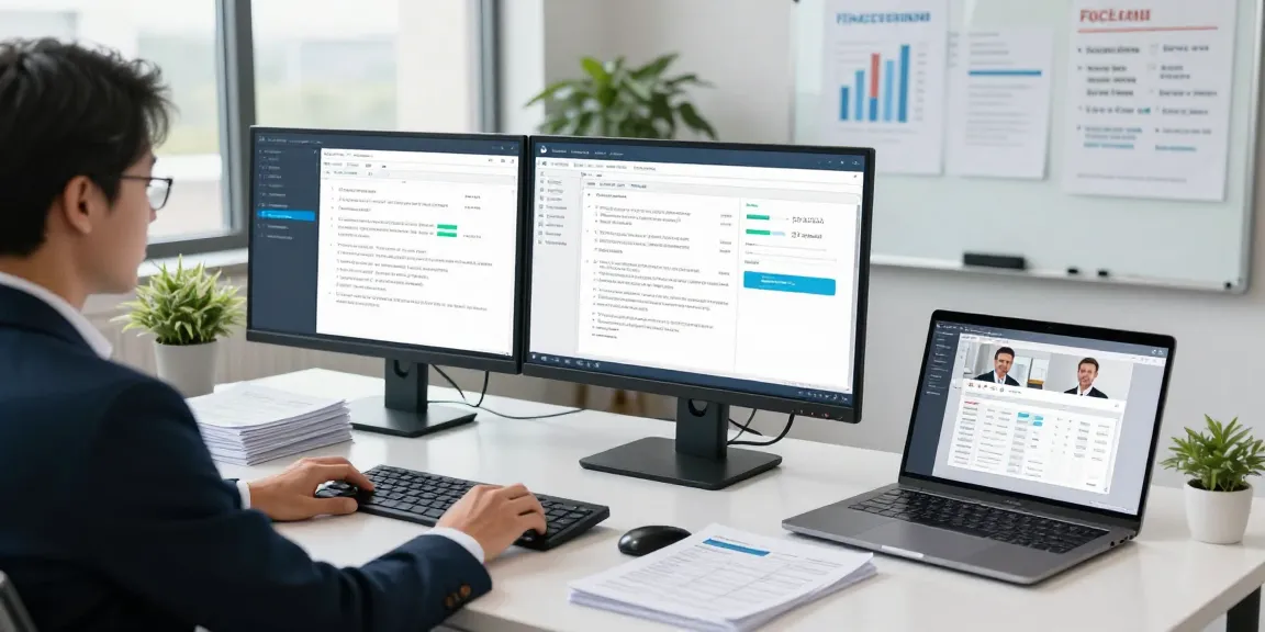 Detect fake invoices using advanced AI technology to verify document authenticity in a modern office
