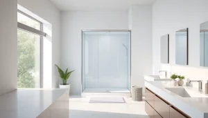 Erleben Sie die elegante sonni Duschkabine in einem modernen Badezimmer mit stilvollem Design.