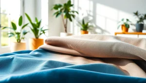 Canvas stalen gepresenteerd in een stijlvolle woning, benadrukt textuur en kleur.