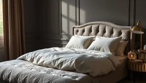 Coprimaterasso impermeabile di alta qualità con dettagli eleganti, ideale per proteggere il tuo materasso.