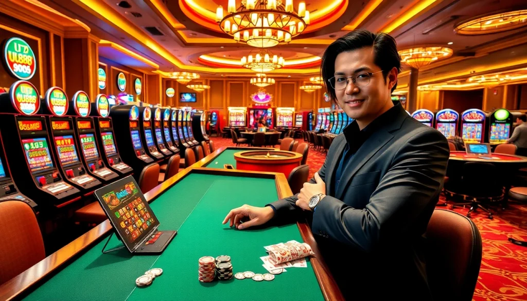 Engage in thrilling casino gaming at uu88.com with vibrant tables and advanced interfaces.