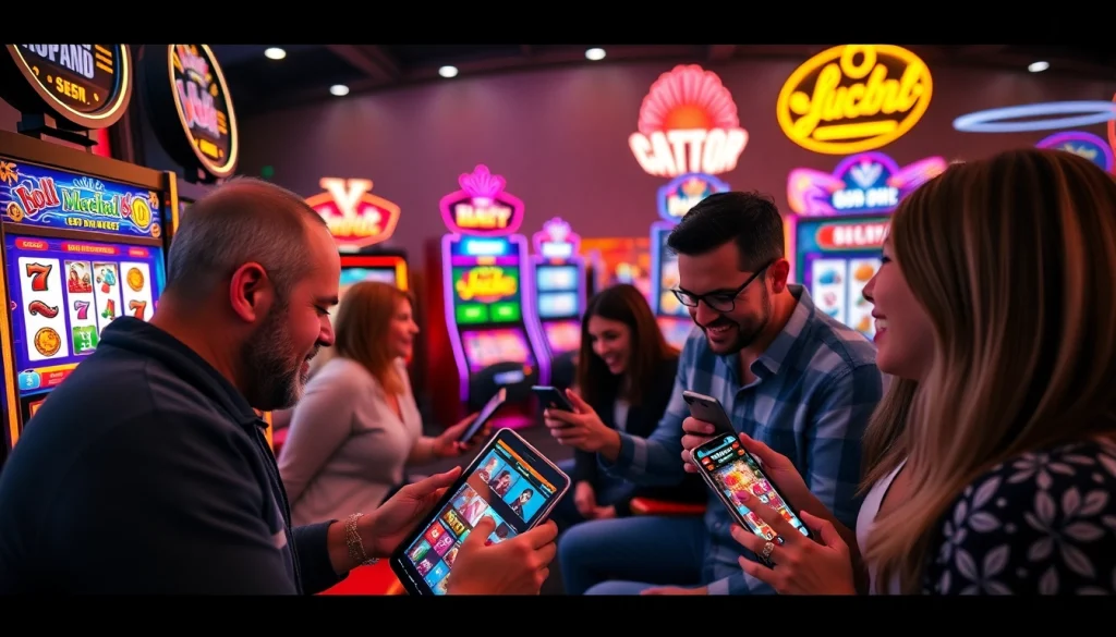 Experience Kode4d slot excitement with vibrant gaming visuals and diverse players.
