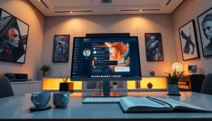NSFW AI interactive digital workspace with engaging chat interface
