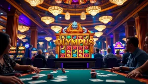 Putar gulungan pada slot Olympus untuk memenangkan hadiah menarik di kasino yang dinamis ini.