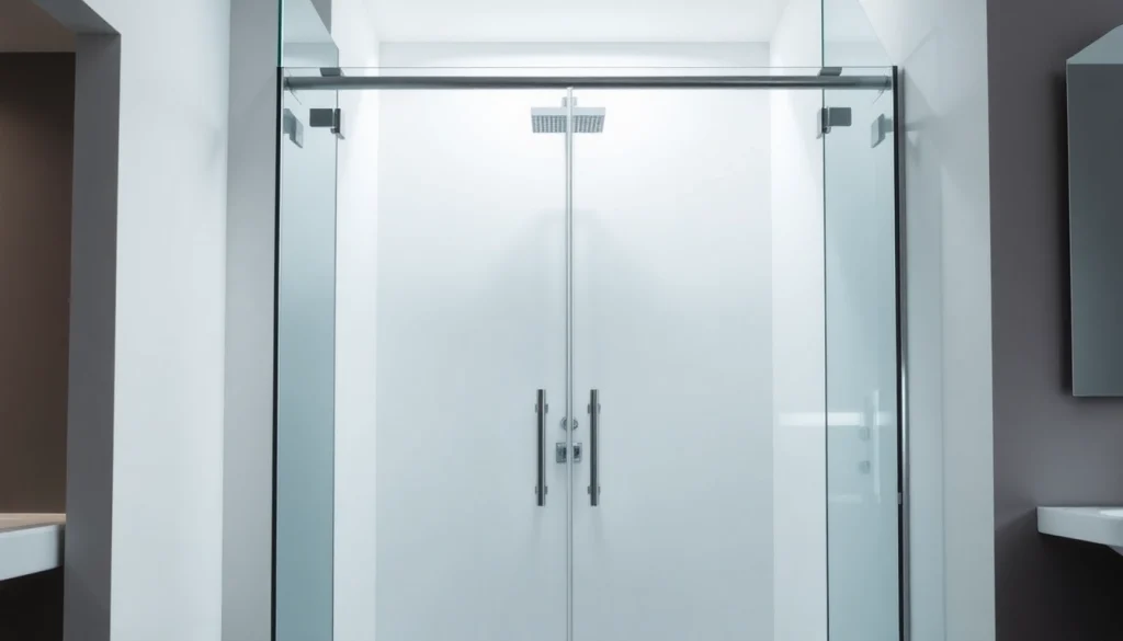 Install a frameless glass shower enclosure to achieve a sleek, modern bathroom design.