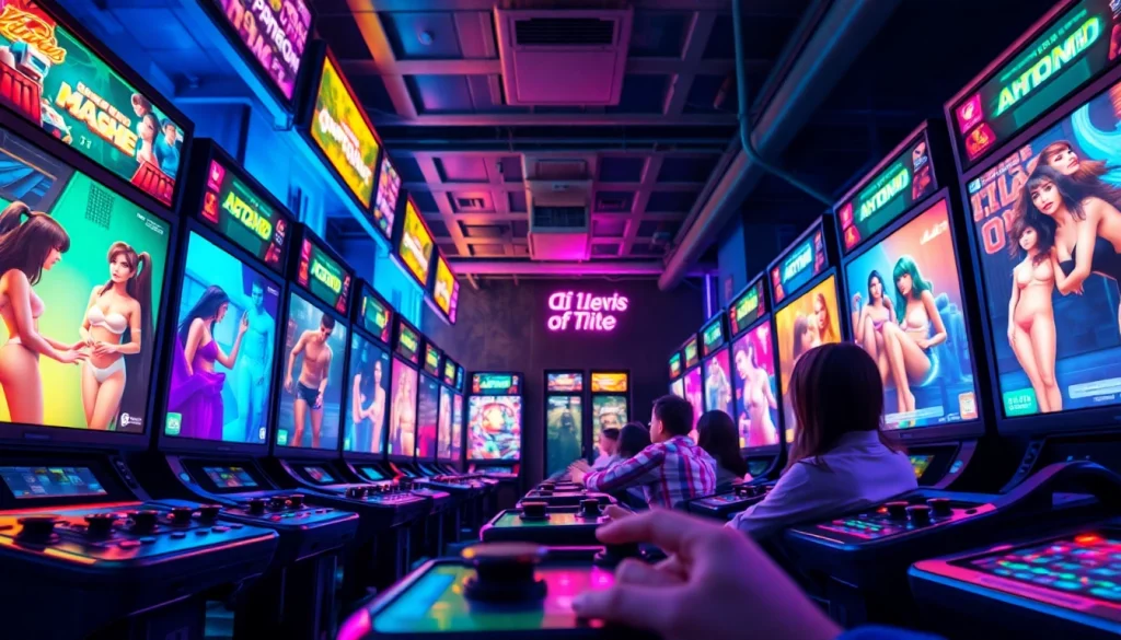 Experience immersive porn games AI with vivid graphics and interactive gameplay in a futuristic setting.