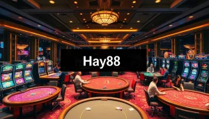 Experience the excitement of Hay88 with vibrant casino tables and dynamic gameplay.